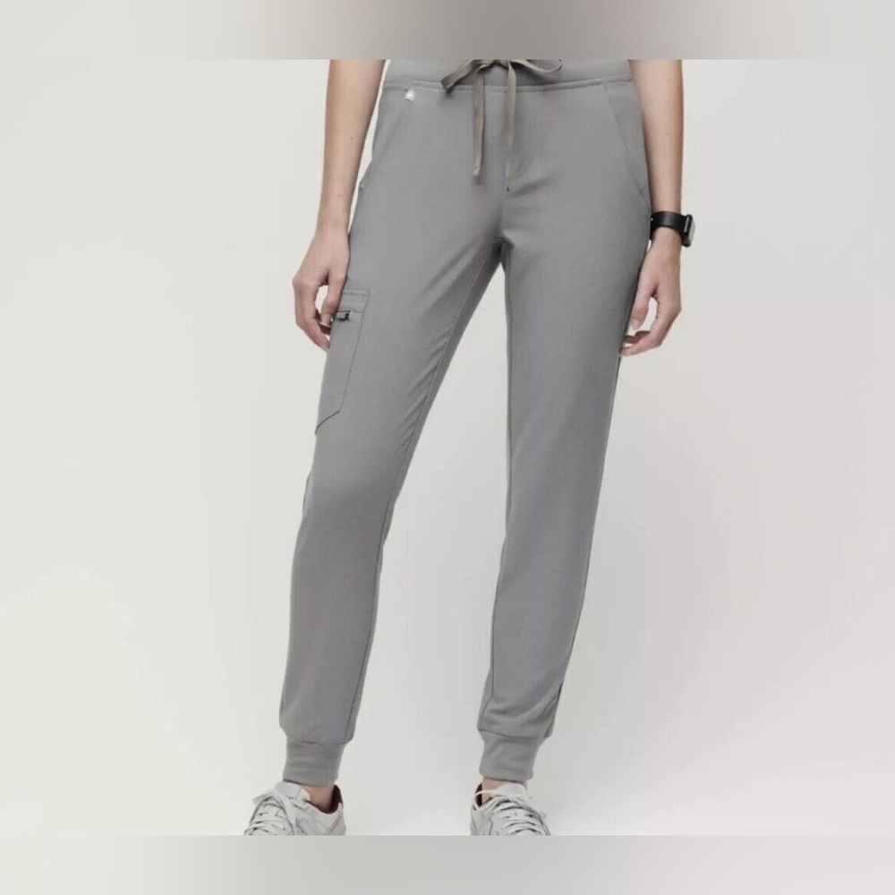 Space Grey Figs Jogger Scrub Pants